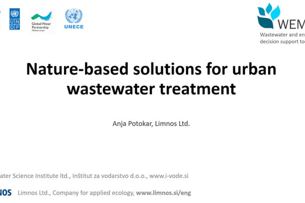 Nature based solutions for urban wastewater treatment